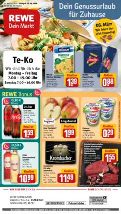 Rewe Prospekt Marl	 ab 02.03.2026 gültig
