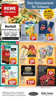 Rewe Prospekt Bocholt	 ab 02.03.2026 gültig