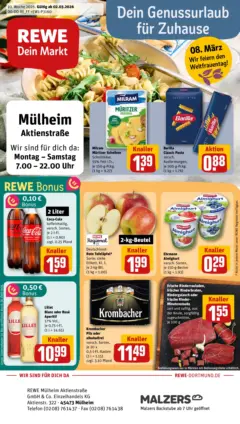 Rewe Prospekt Mülheim An Der Ruhr	 ab 02.03.2026 gültig