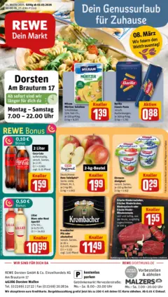 Rewe Prospekt Dorsten	 ab 02.03.2026 gültig