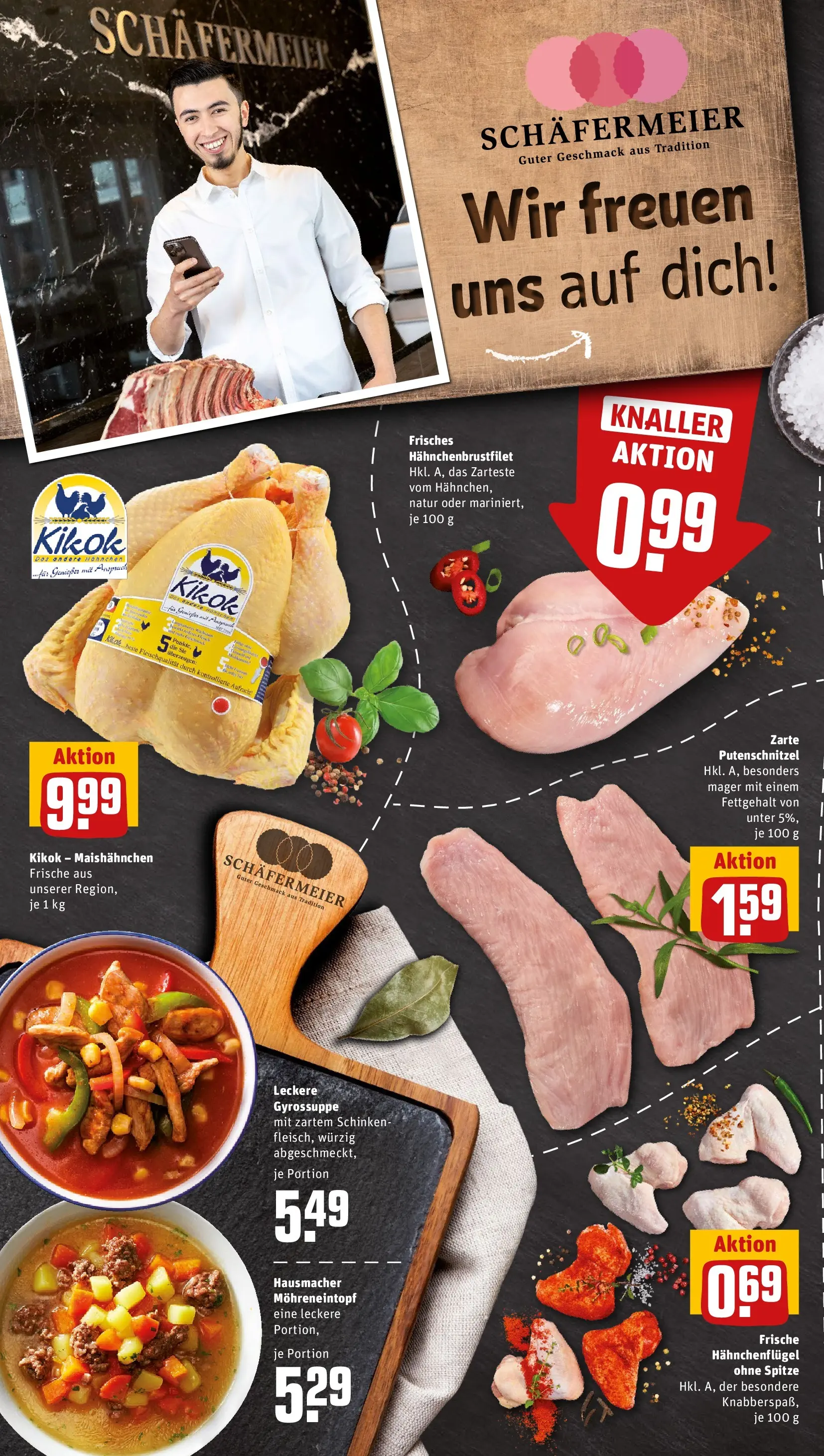 REWE Prospekt ab 02.03.2026 zum Blättern » Angebote | Seite: 8 | Produkte: Backofen, Leberkase