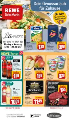 Rewe Prospekt Weeze	 ab 02.03.2026 gültig