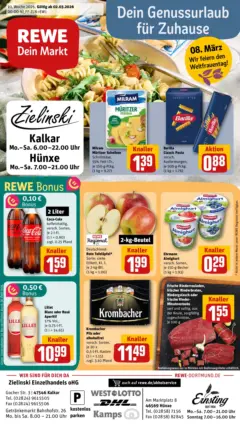 Rewe Prospekt Kalkar	 ab 02.03.2026 gültig