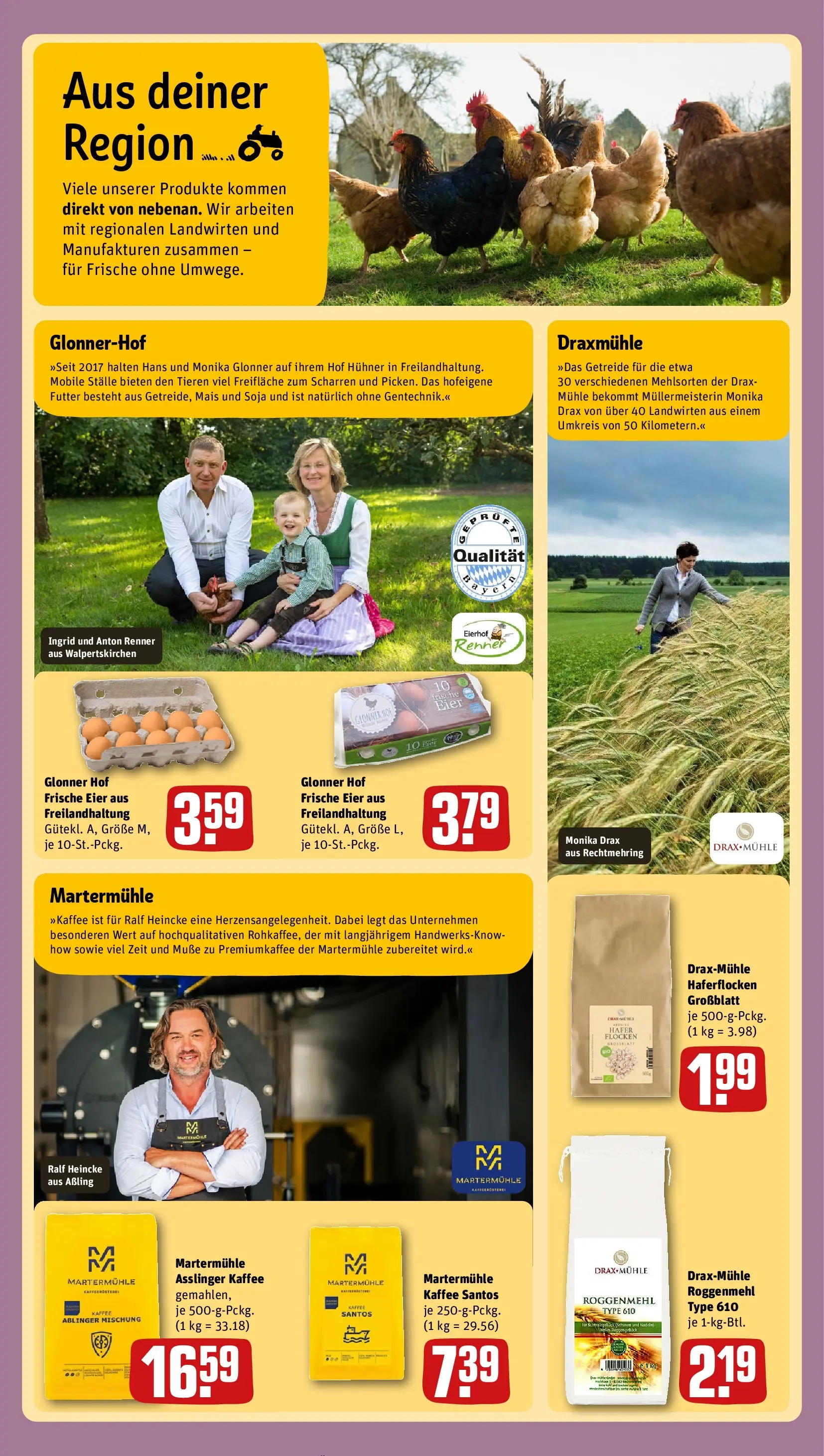 REWE Prospekt ab 02.03.2026 zum Blättern » Angebote | Seite: 4 | Produkte: Pflaumen, Mandarinen, Valensina, Zitronen