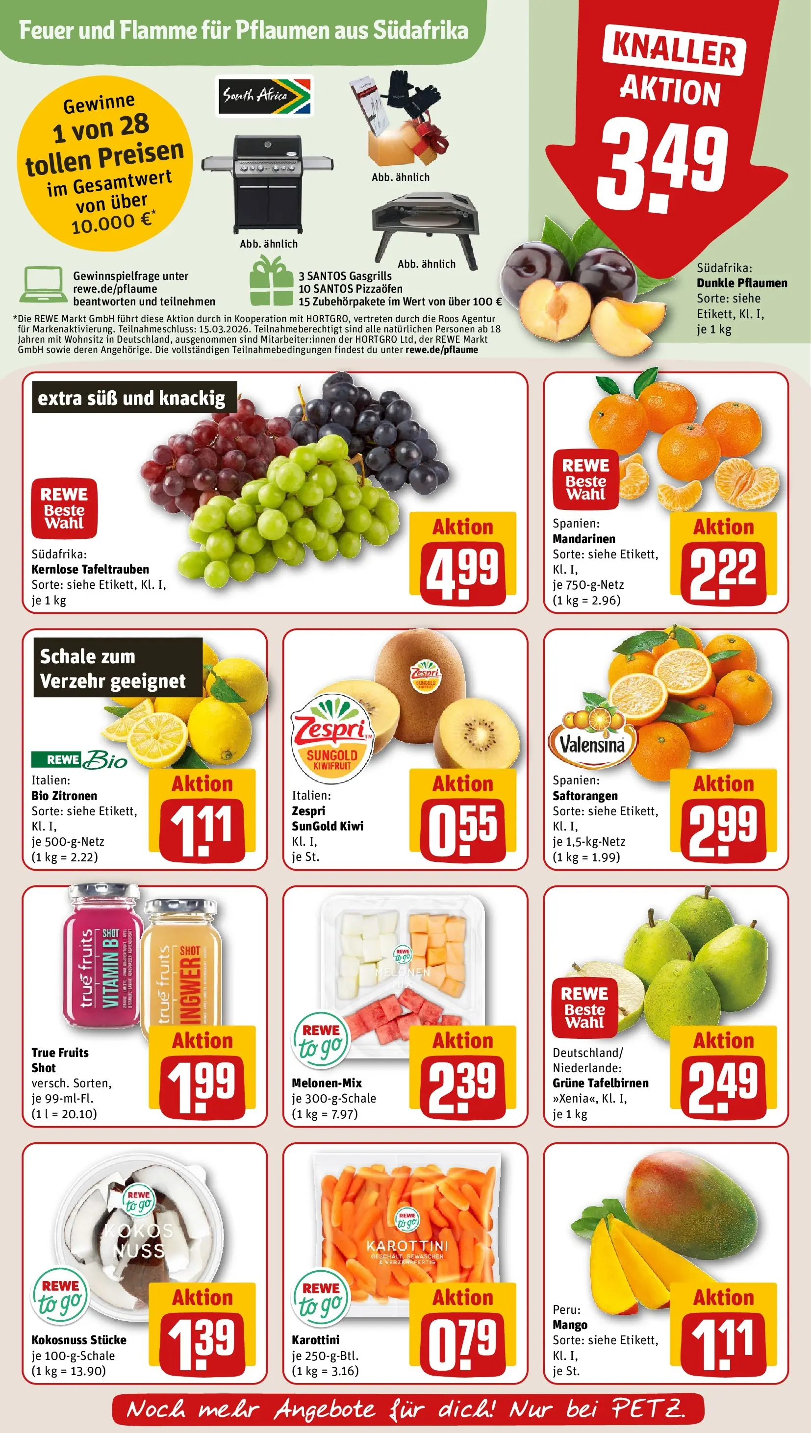 REWE Prospekt ab 02.03.2026 zum Blättern » Angebote | Seite: 8 | Produkte: Tür, Schnitzel, Kasseler nacken, Lachs