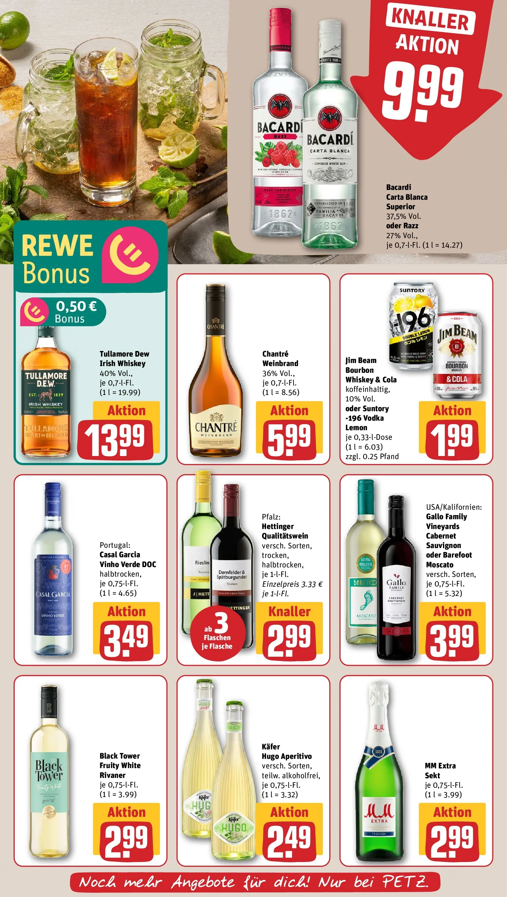 REWE Prospekt ab 02.03.2026 zum Blättern » Angebote | Seite: 23 | Produkte: Jim beam, Chantré, Bourbon, Whiskey