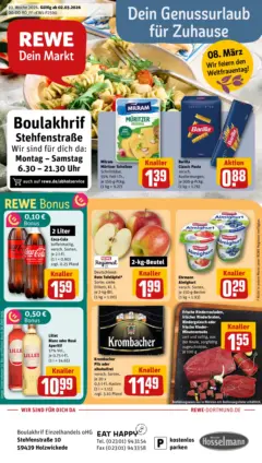 Rewe Prospekt Holzwickede ab 02.03.2026 gültig Rewe Prospekt Holzwickede ab 02.03.2026 gültig