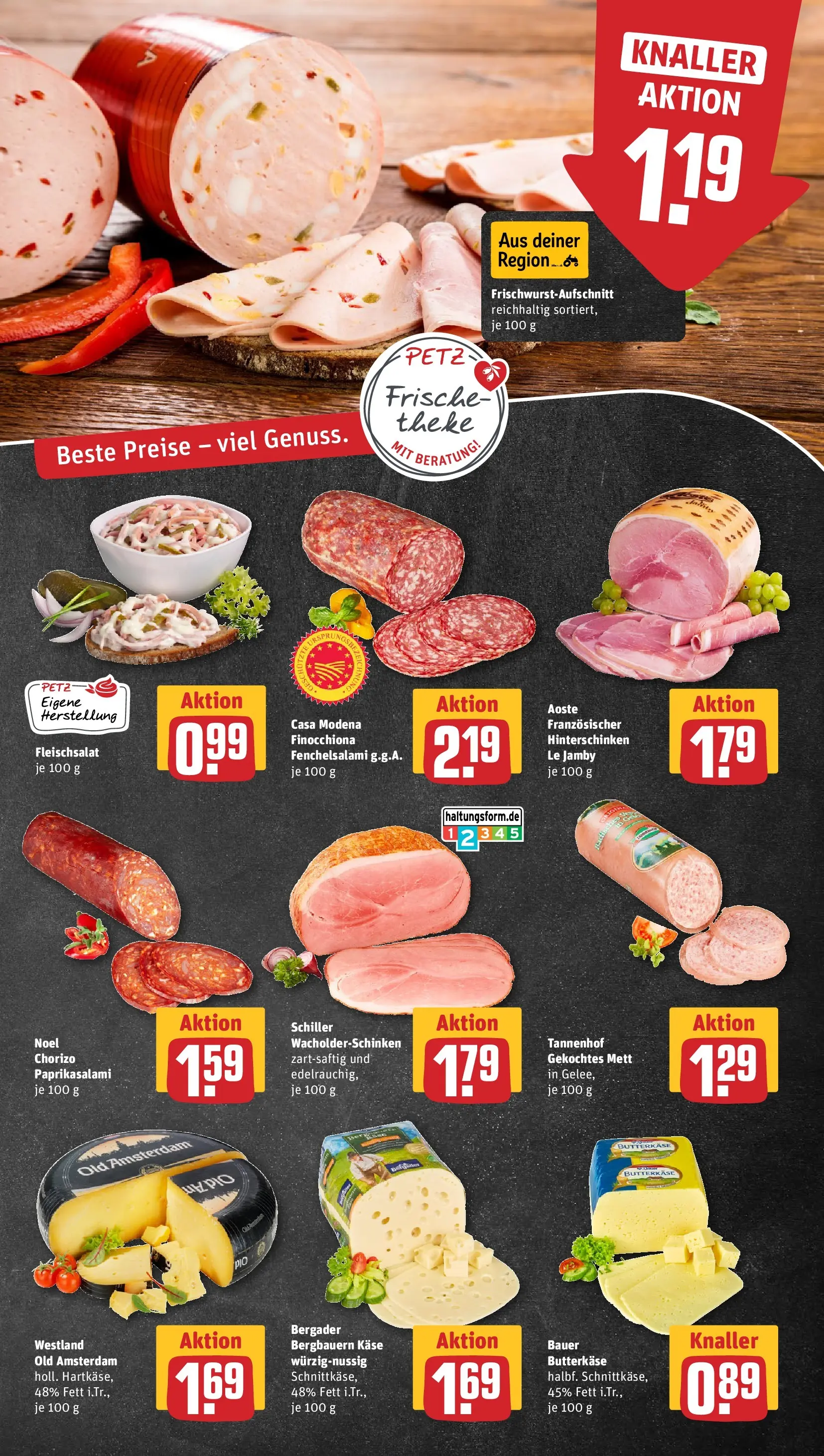 REWE Prospekt ab 02.03.2026 zum Blättern » Angebote | Seite: 11 | Produkte: Butter, Theke, Paprika, Salami