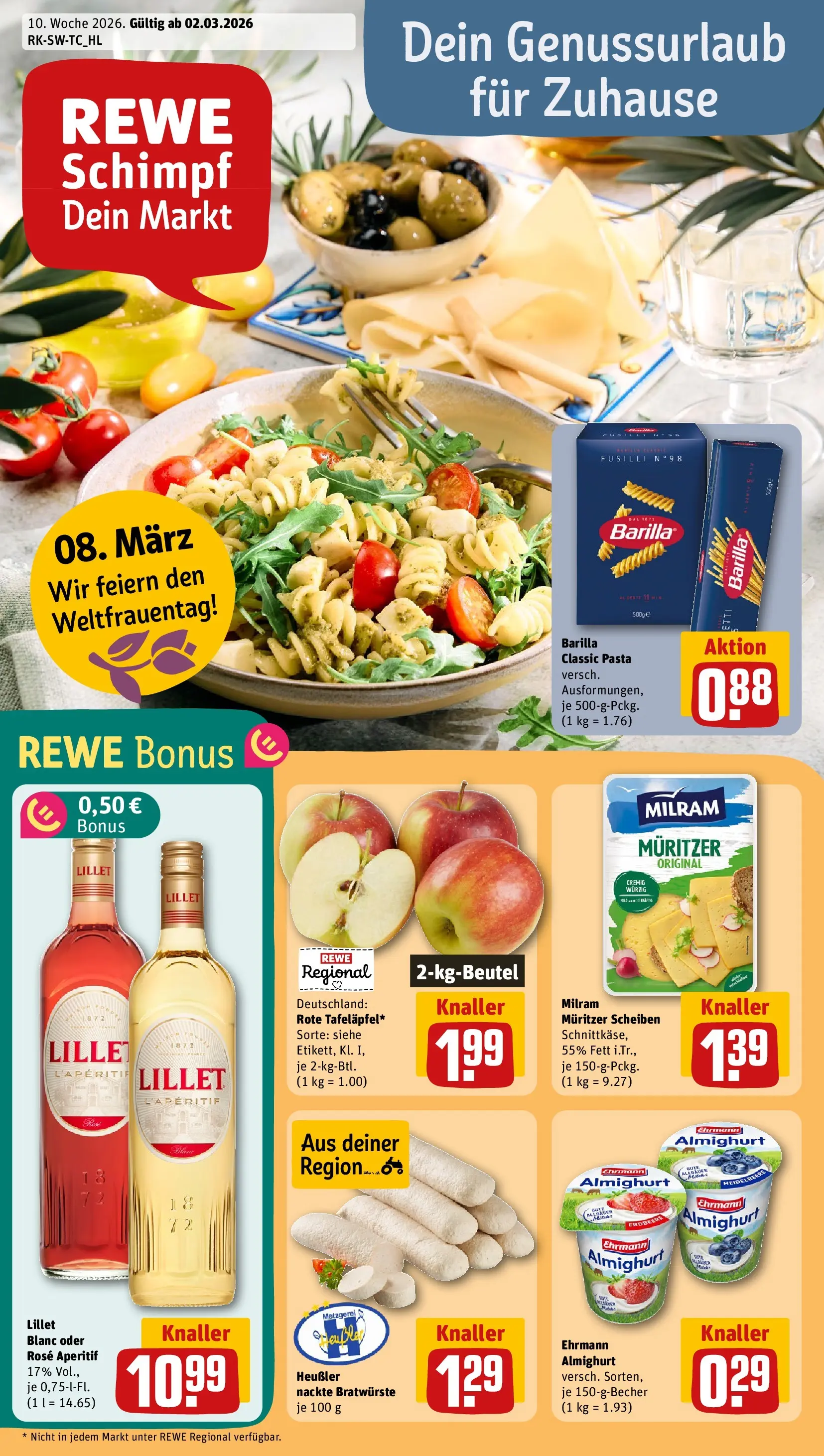 REWE Prospekt ab 02.03.2026 zum Blättern » Angebote | Seite: 5 | Produkte: Iglo, Pils, Fischstabchen