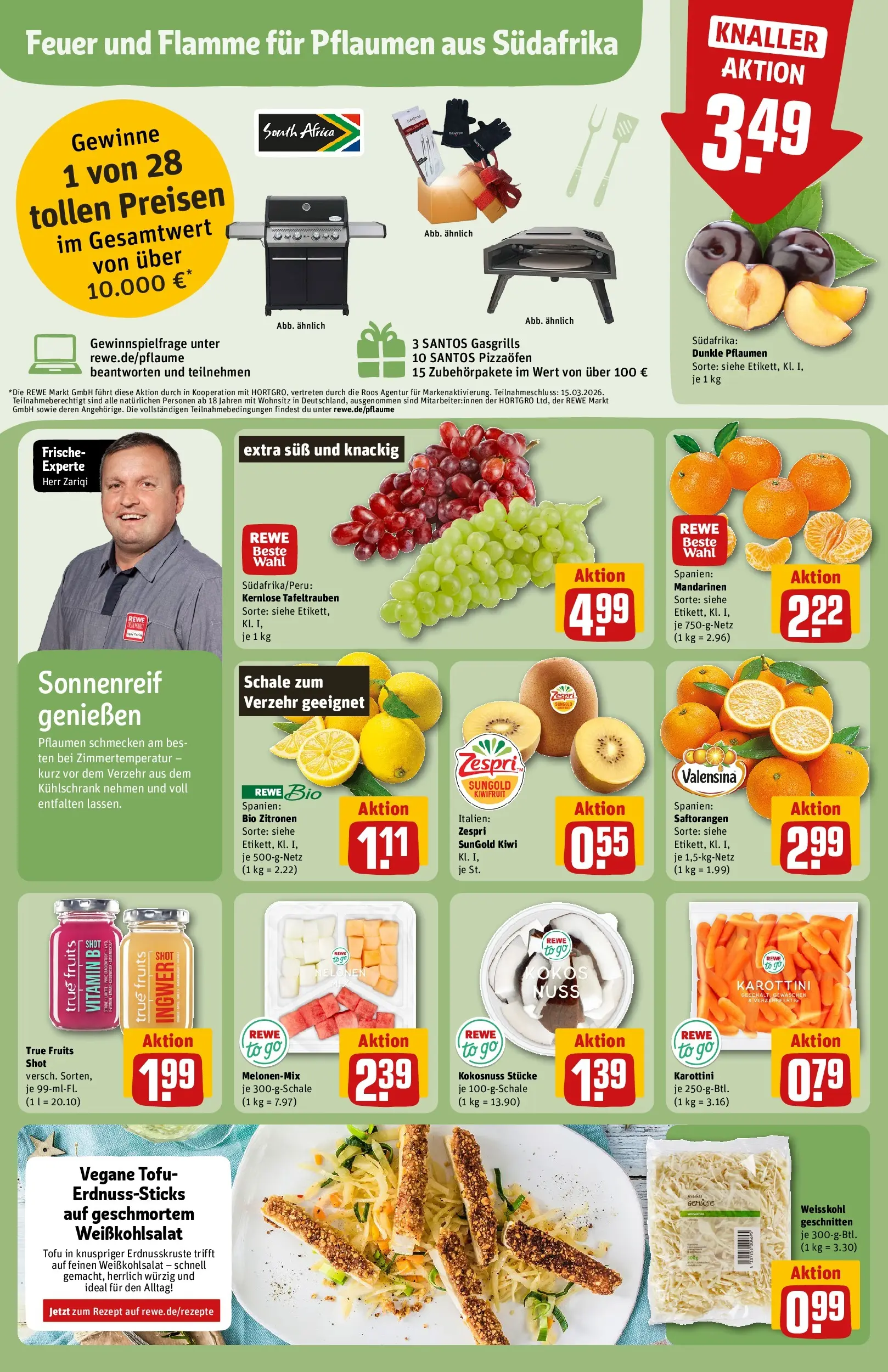 REWE Prospekt ab 02.03.2026 zum Blättern » Angebote | Seite: 8 | Produkte: Bratwurst, Rindfleisch, Bourbon, Hackfleisch