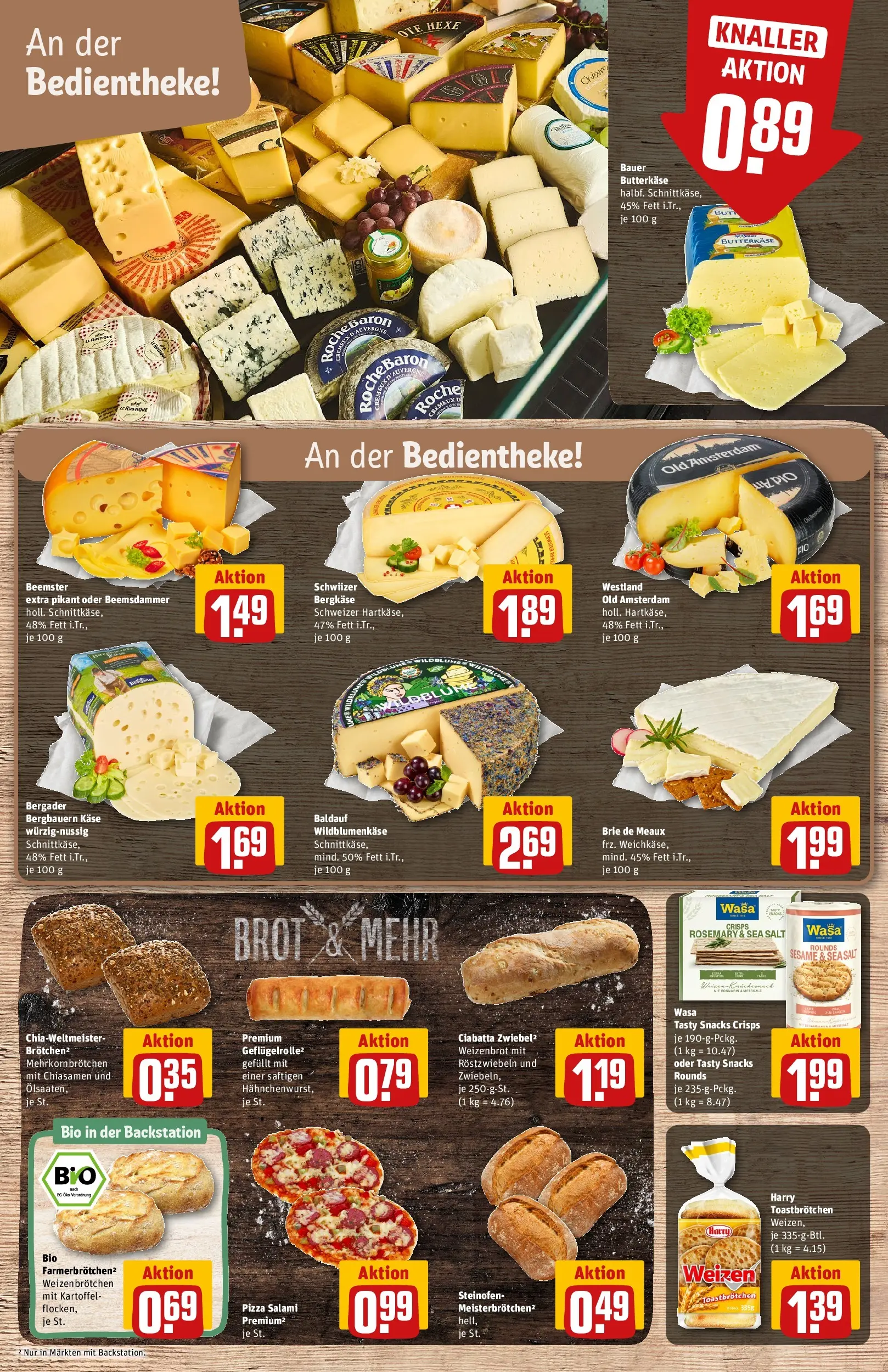 REWE Prospekt ab 02.03.2026 zum Blättern » Angebote | Seite: 13 | Produkte: Käse, Creme, Salami, Reibekase