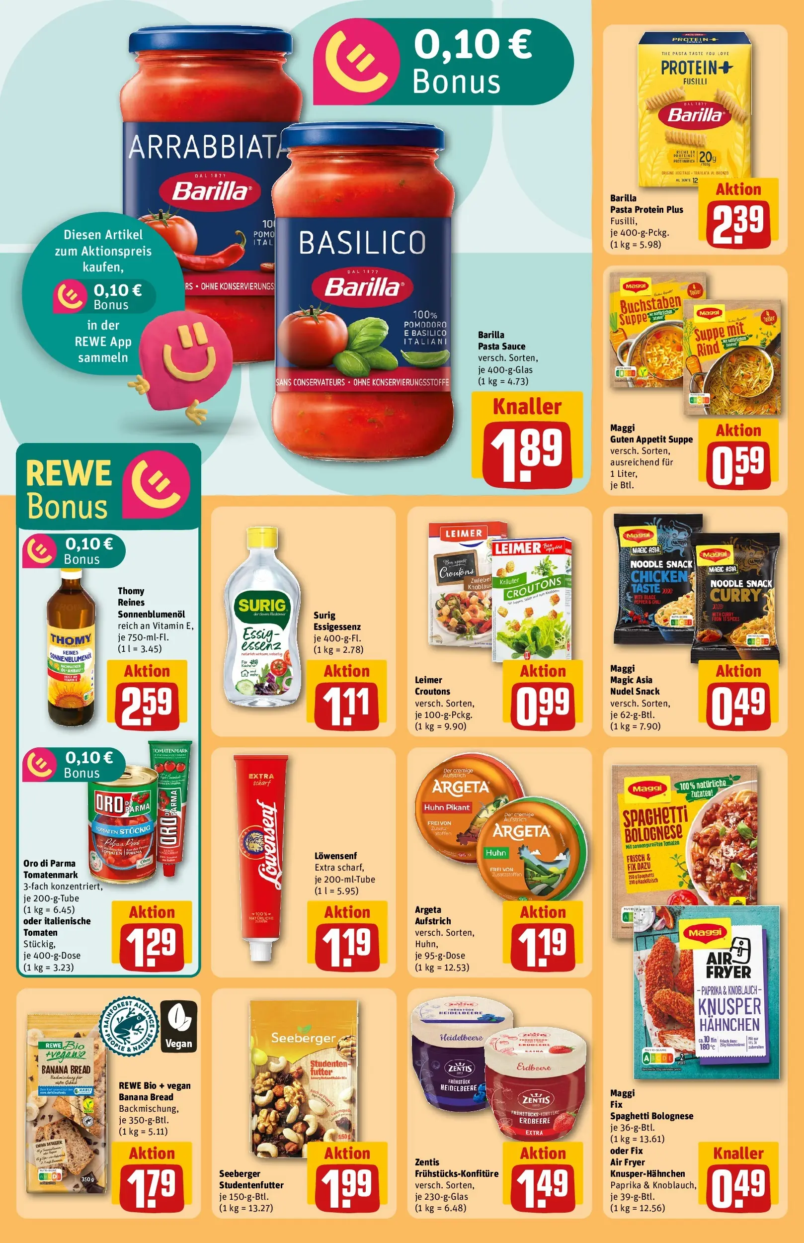REWE Prospekt ab 02.03.2026 zum Blättern » Angebote | Seite: 26 | Produkte: Barilla, Sonnenblumenol, Knoblauch, Pasta