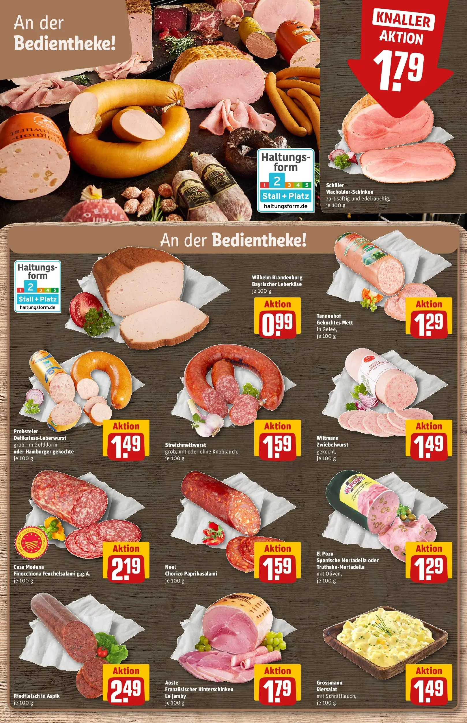 REWE Prospekt ab 02.03.2026 zum Blättern » Angebote | Seite: 10 | Produkte: Salami, Rindfleisch, Leberkase