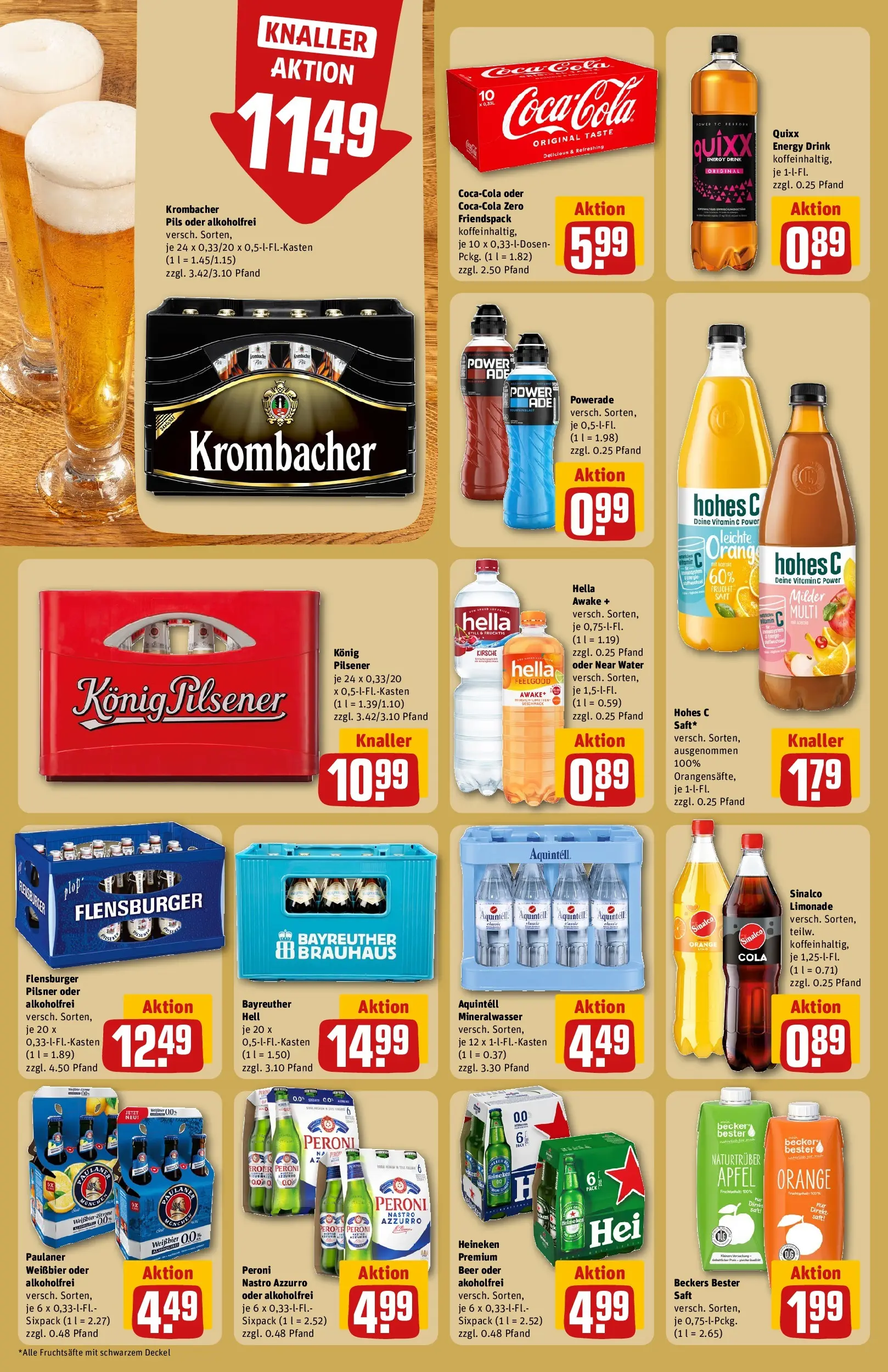 REWE Prospekt ab 02.03.2026 zum Blättern » Angebote | Seite: 24 | Produkte: Energy, Äpfel, Saft, Paulaner