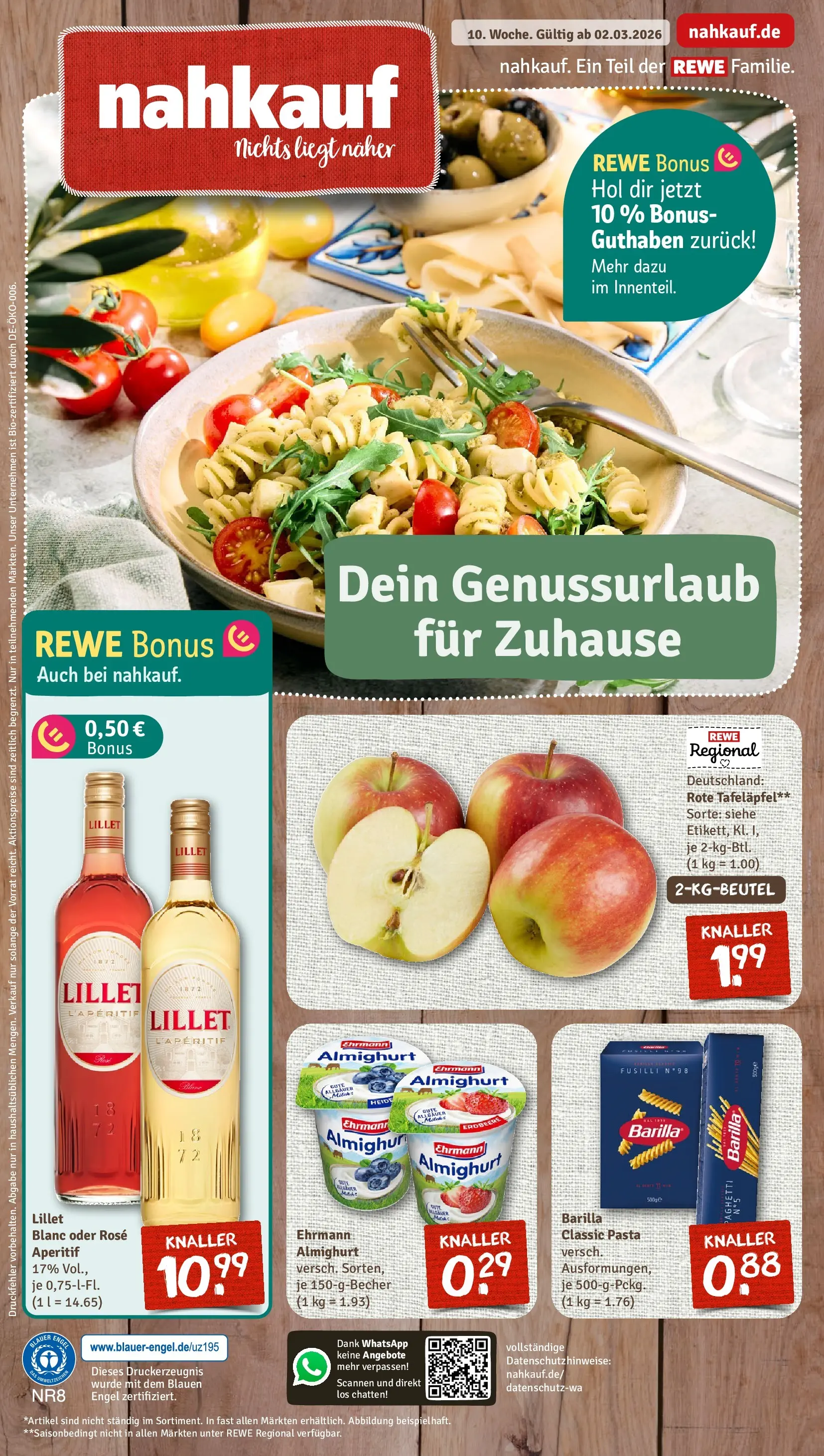REWE Prospekt ab 01.03.2026 zum Blättern » Angebote | Seite: 1