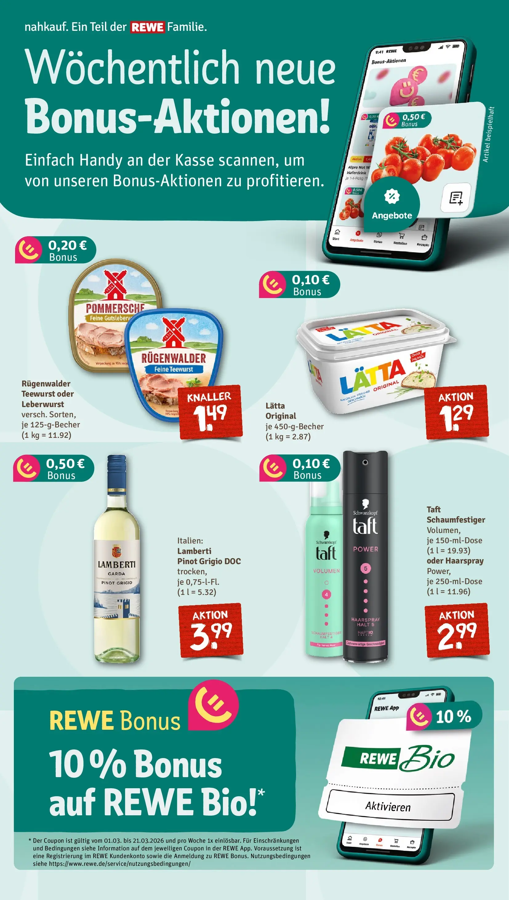 REWE Prospekt ab 01.03.2026 zum Blättern » Angebote | Seite: 5