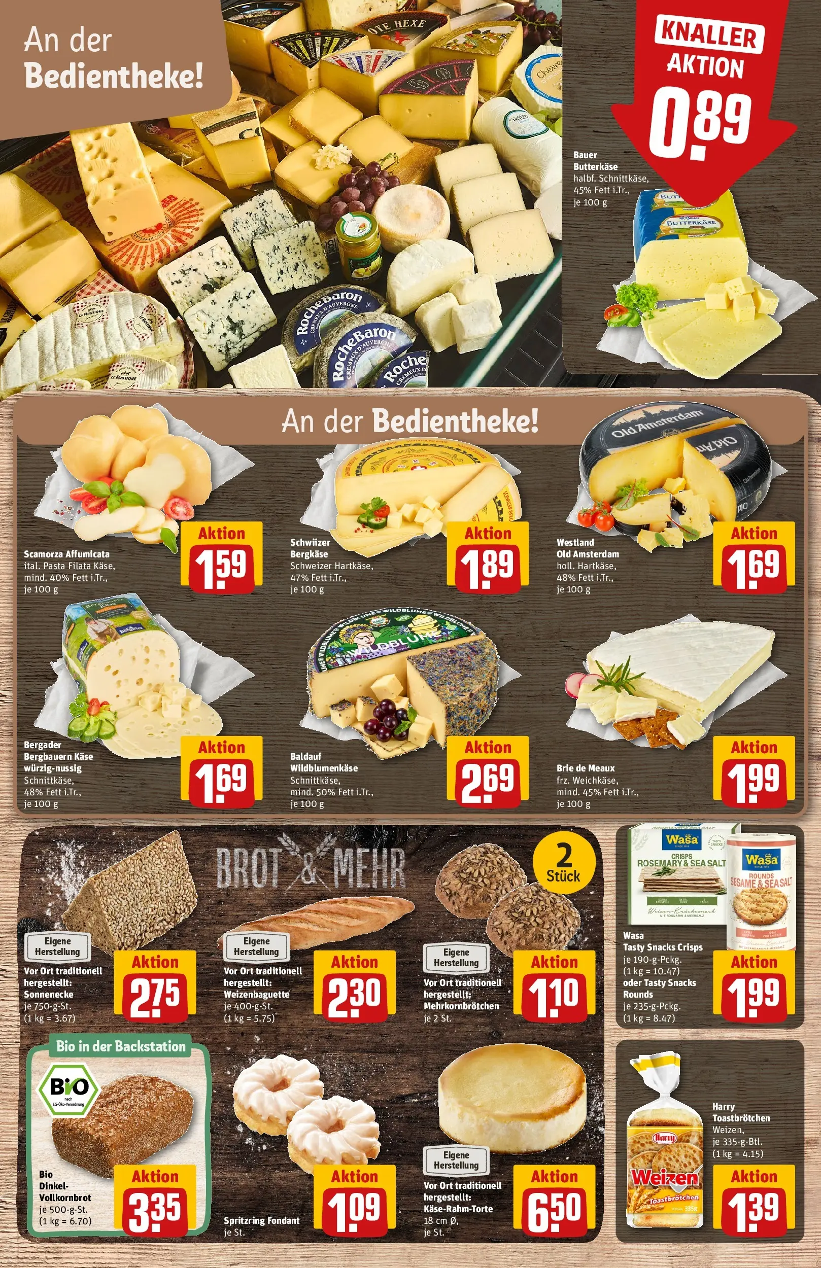 REWE Prospekt ab 02.03.2026 zum Blättern » Angebote | Seite: 13 | Produkte: Berliner, Hahnchenschenkel, Küche, Baguette