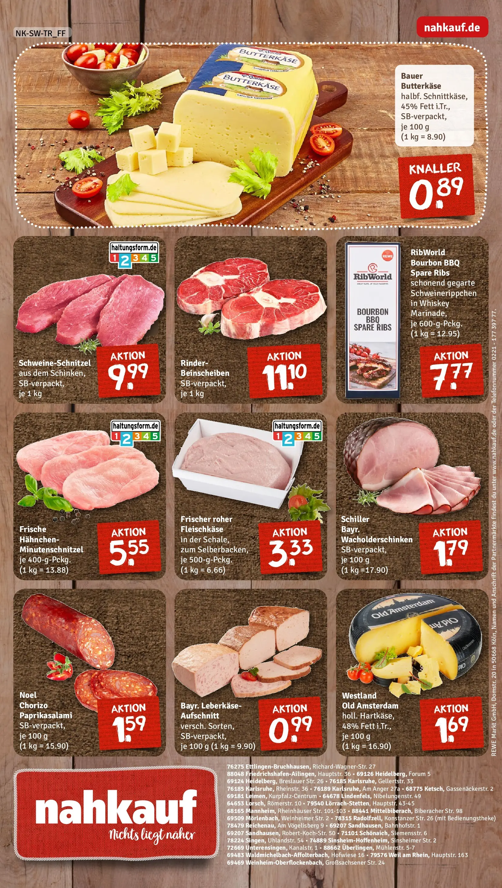 REWE Prospekt ab 02.03.2026 zum Blättern » Angebote | Seite: 8 | Produkte: Schnitzel, Paprika, Bourbon, Leberkase