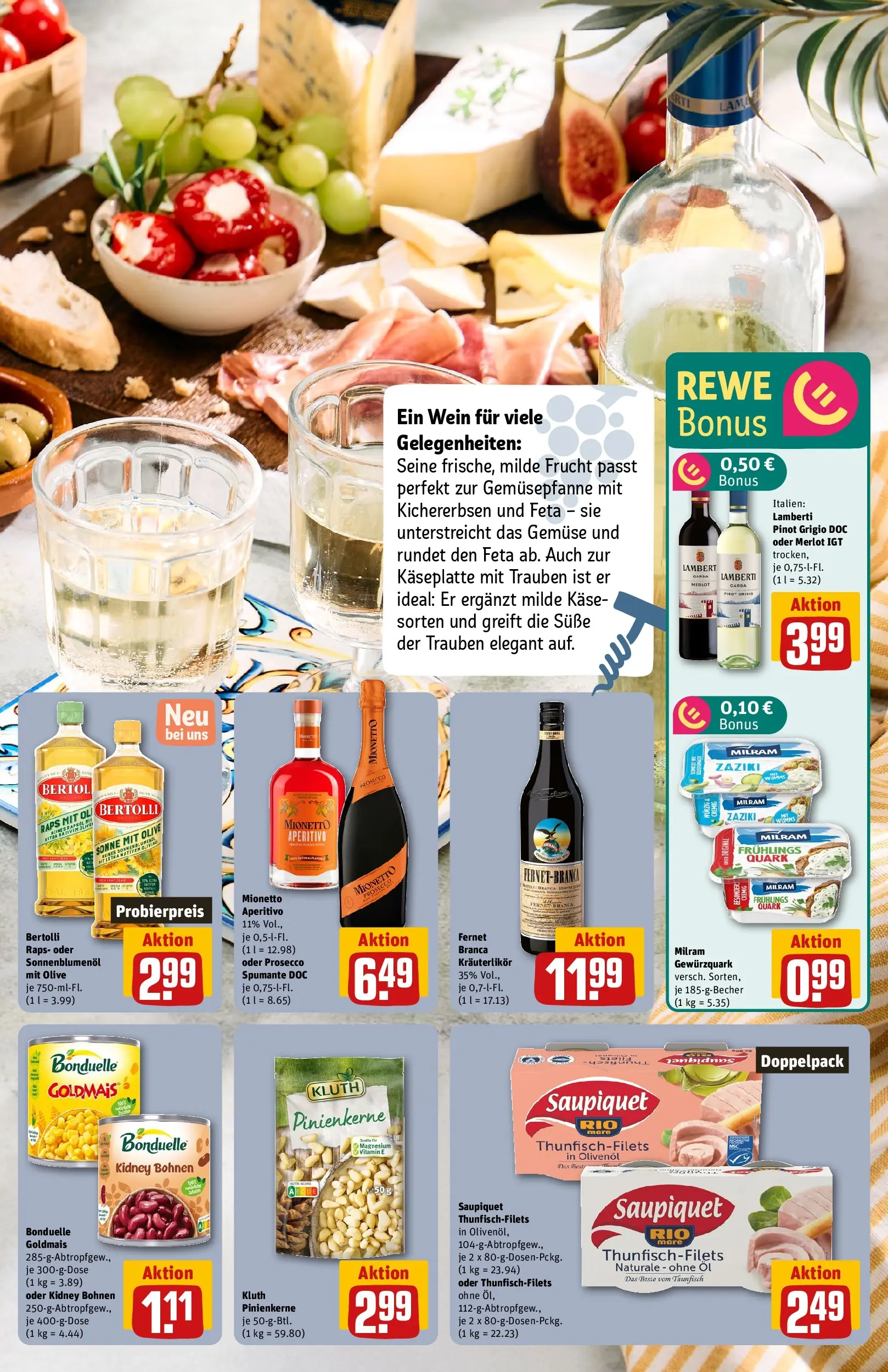 REWE Prospekt ab 02.03.2026 zum Blättern » Angebote | Seite: 17 | Produkte: Käse, Mars, Gemüse, Reis