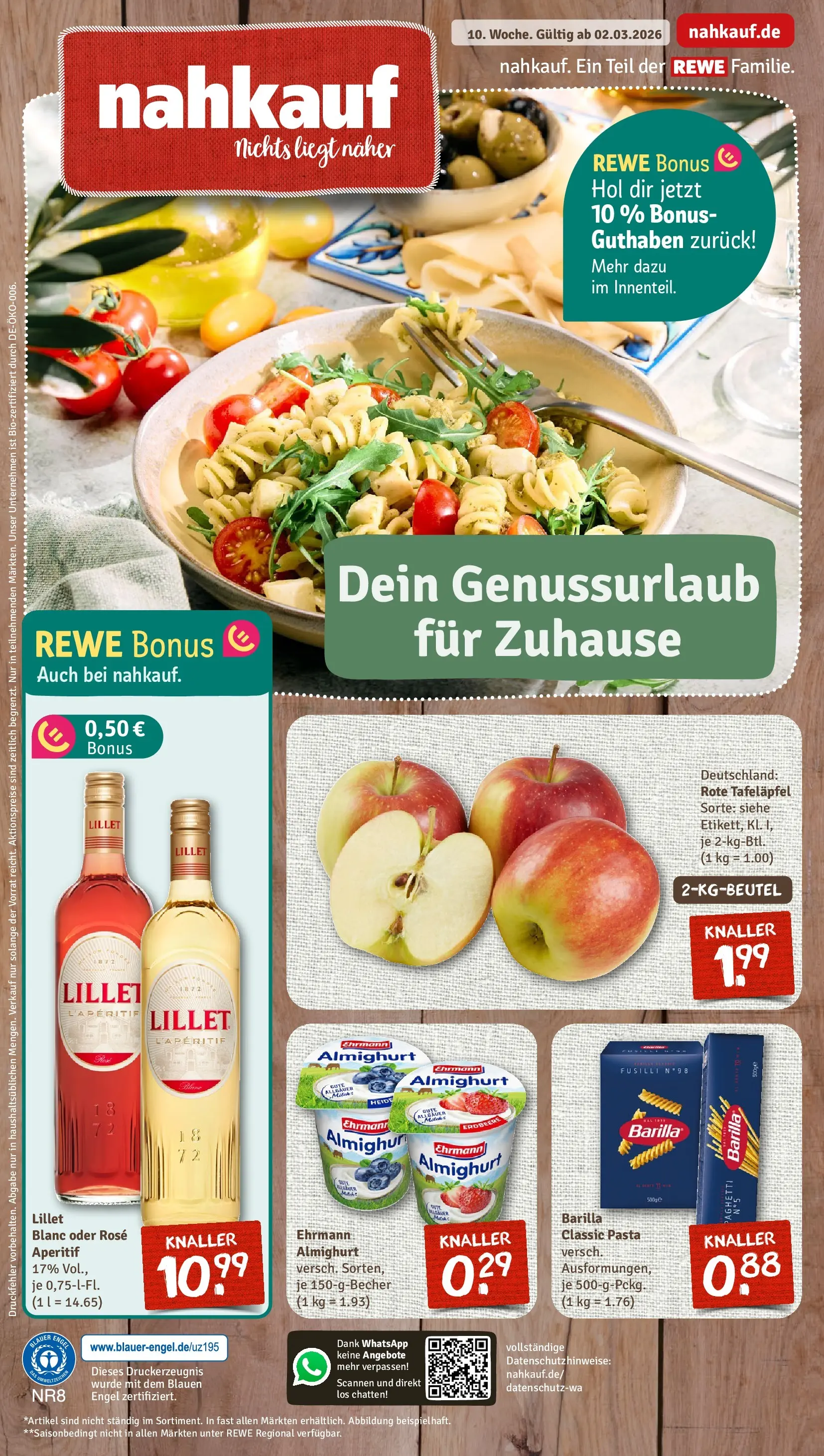 REWE Prospekt ab 01.03.2026 zum Blättern » Angebote | Seite: 1
