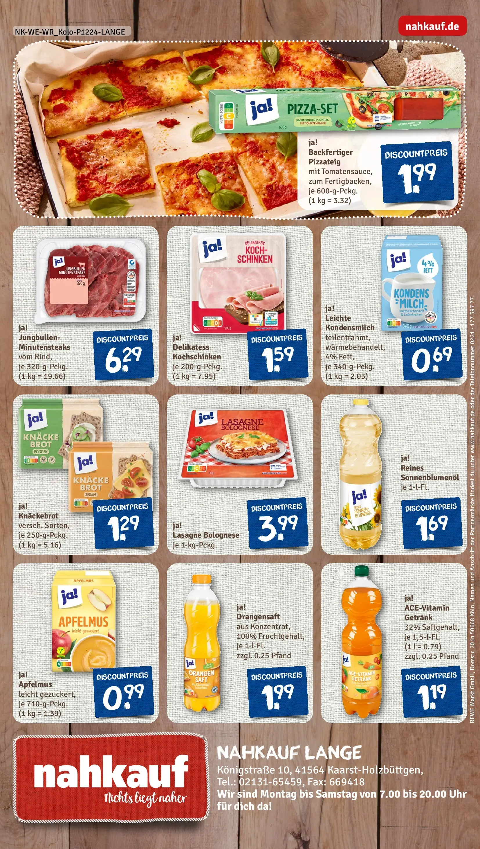 REWE Prospekt ab 02.03.2026 zum Blättern » Angebote | Seite: 8 | Produkte: Orangensaft, Brot, Schinken, Uhr