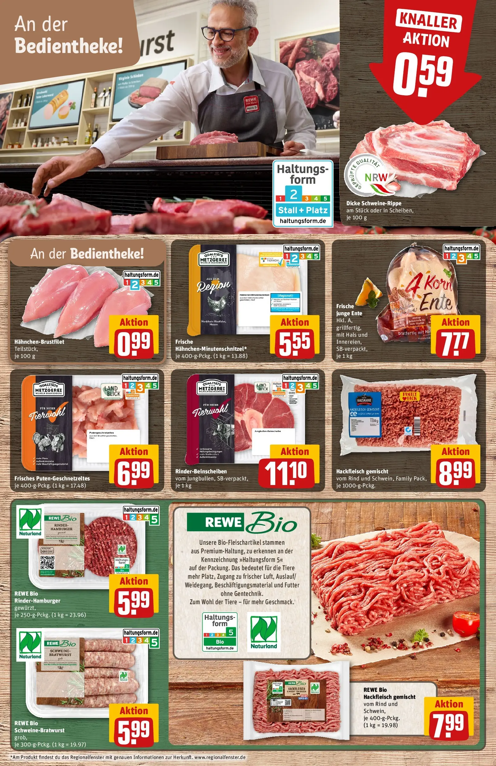 REWE Prospekt ab 02.03.2026 zum Blättern » Angebote | Seite: 10 | Produkte: Paprika, Salami, Rindfleisch, Leberkase