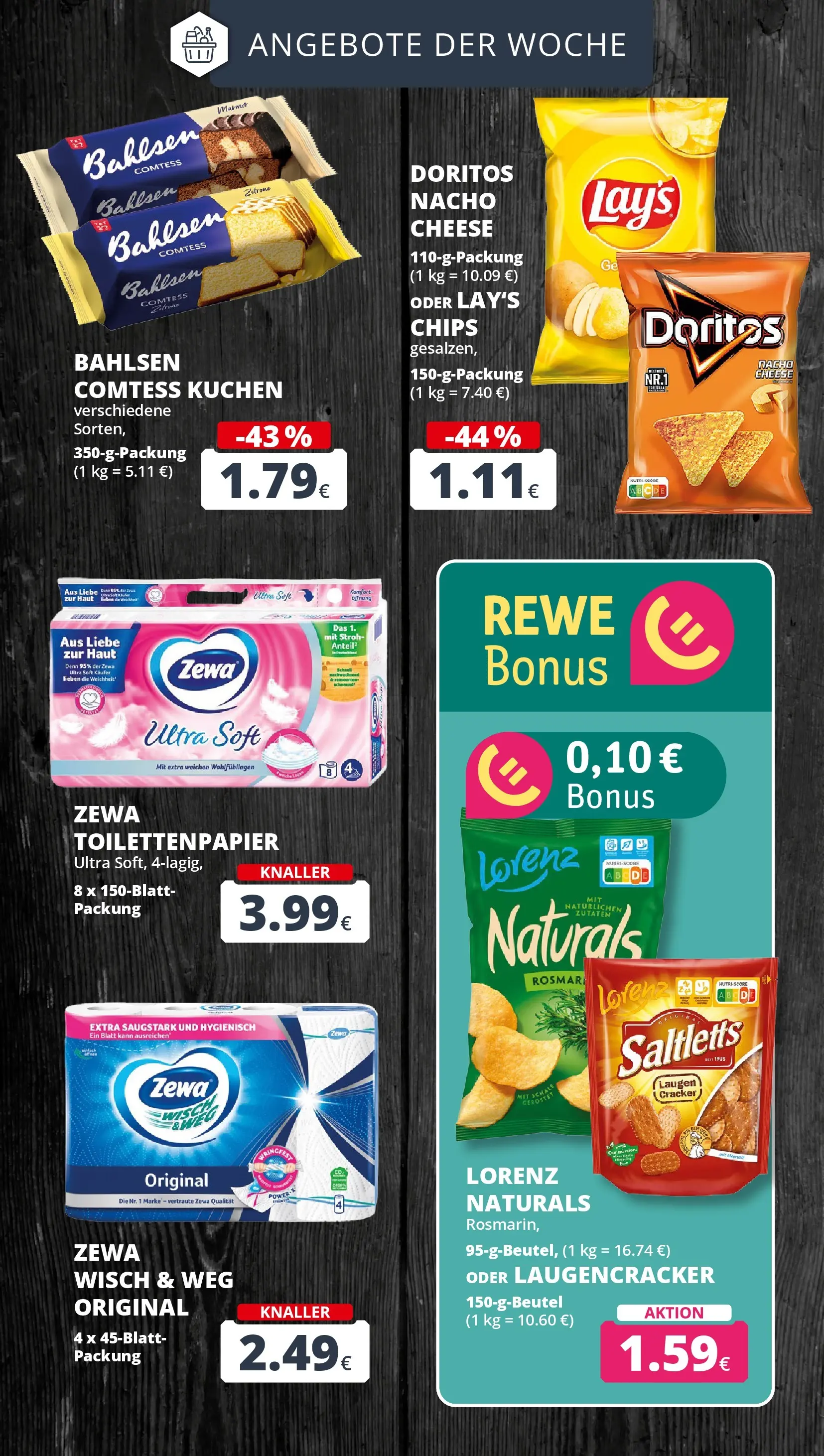 REWE Prospekt ab 02.03.2026 zum Blättern » Angebote | Seite: 6 | Produkte: Zitrone, Kuchen, Chips, Toilettenpapier