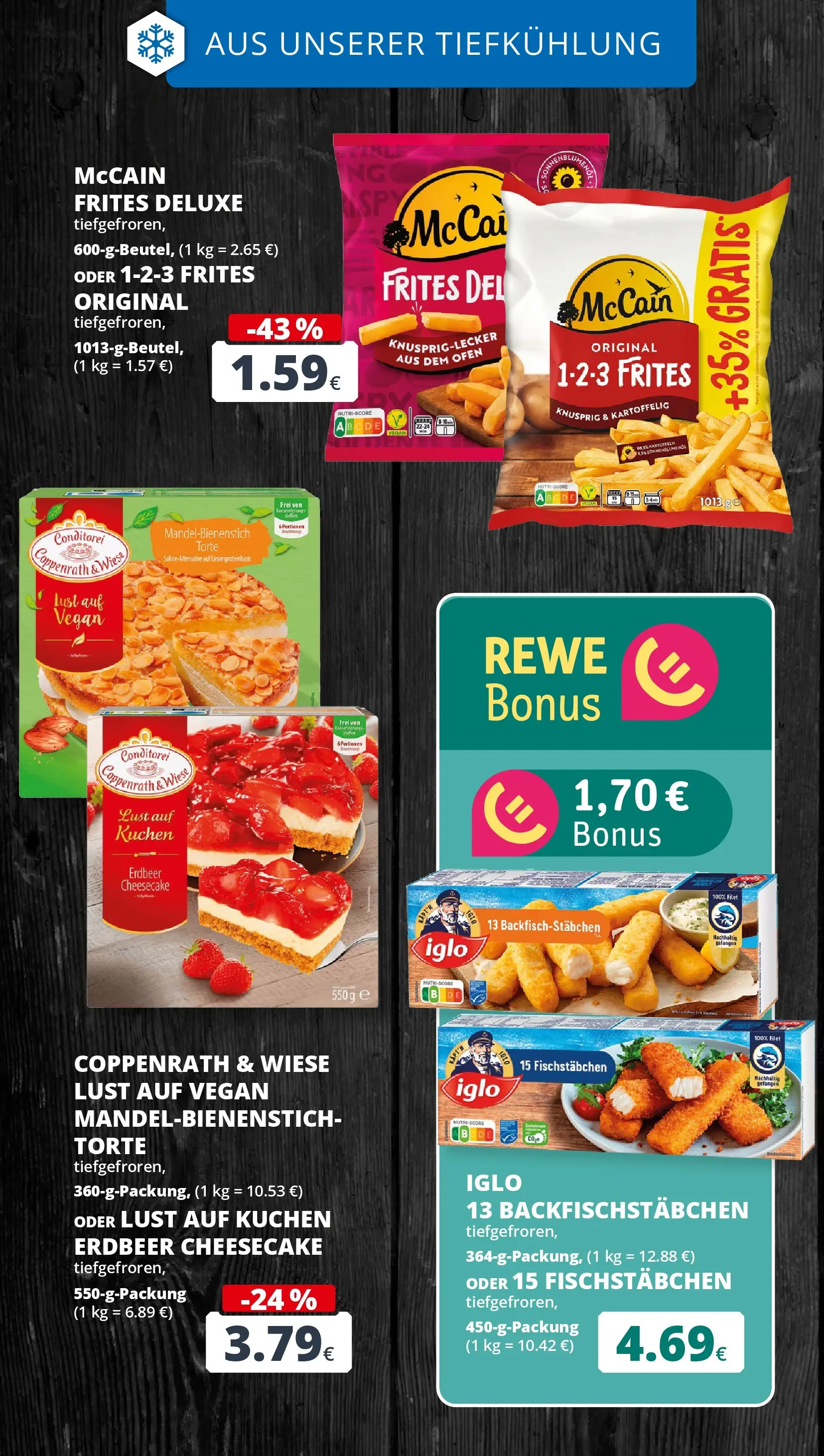 REWE Prospekt ab 02.03.2026 zum Blättern » Angebote | Seite: 17 | Produkte: Sonnenblumenol, Kartoffeln, Fischstabchen, Kuchen