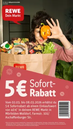 Rewe Prospekt Mörfelden-Walldorf / Walldorf ab 02.03.2026 gültig Rewe Prospekt Mörfelden-Walldorf / Walldorf ab 02.03.2026 gültig