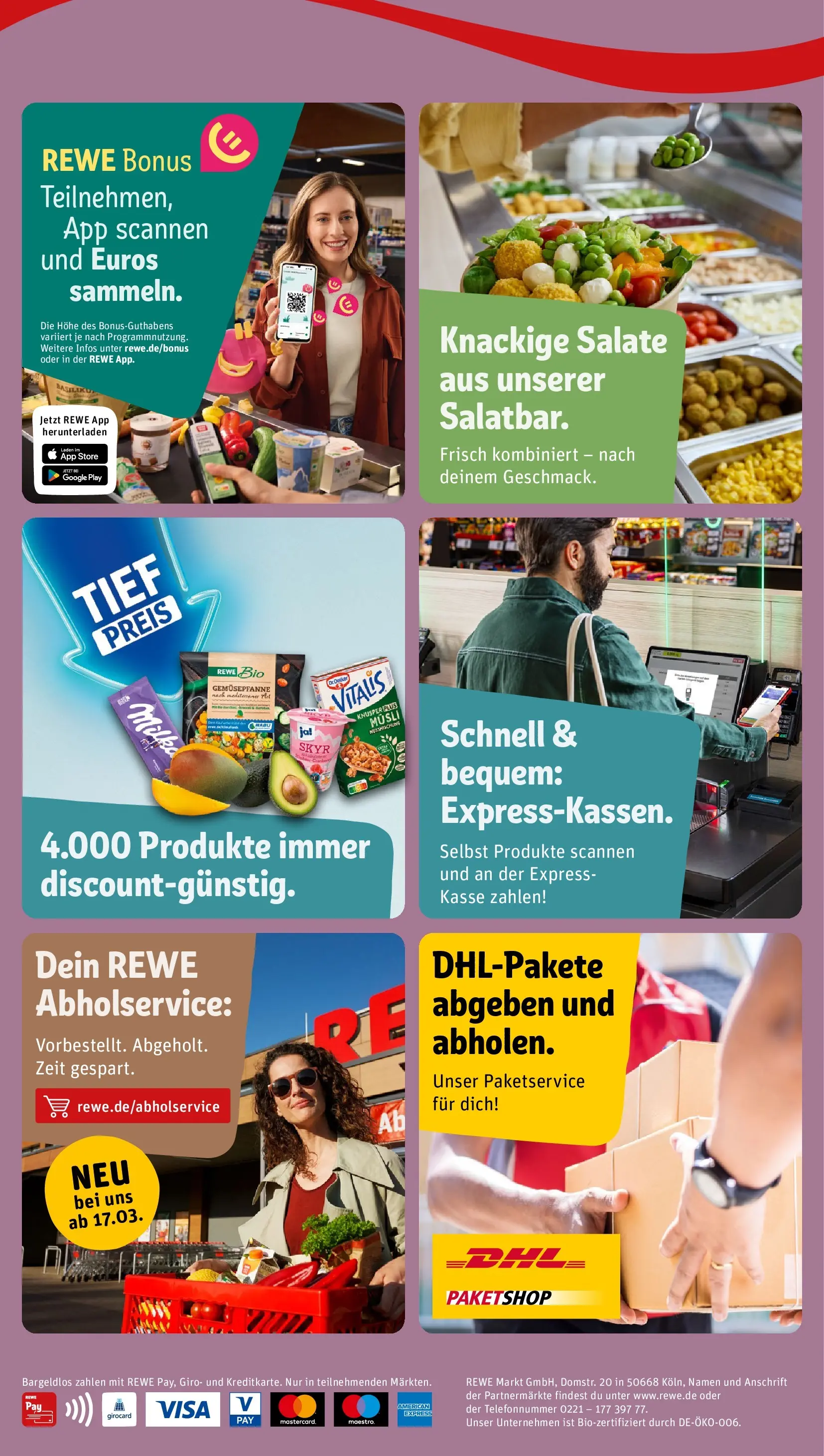 REWE Prospekt ab 02.03.2026 zum Blättern » Angebote | Seite: 4 | Produkte: Musli, Milka, Skyr
