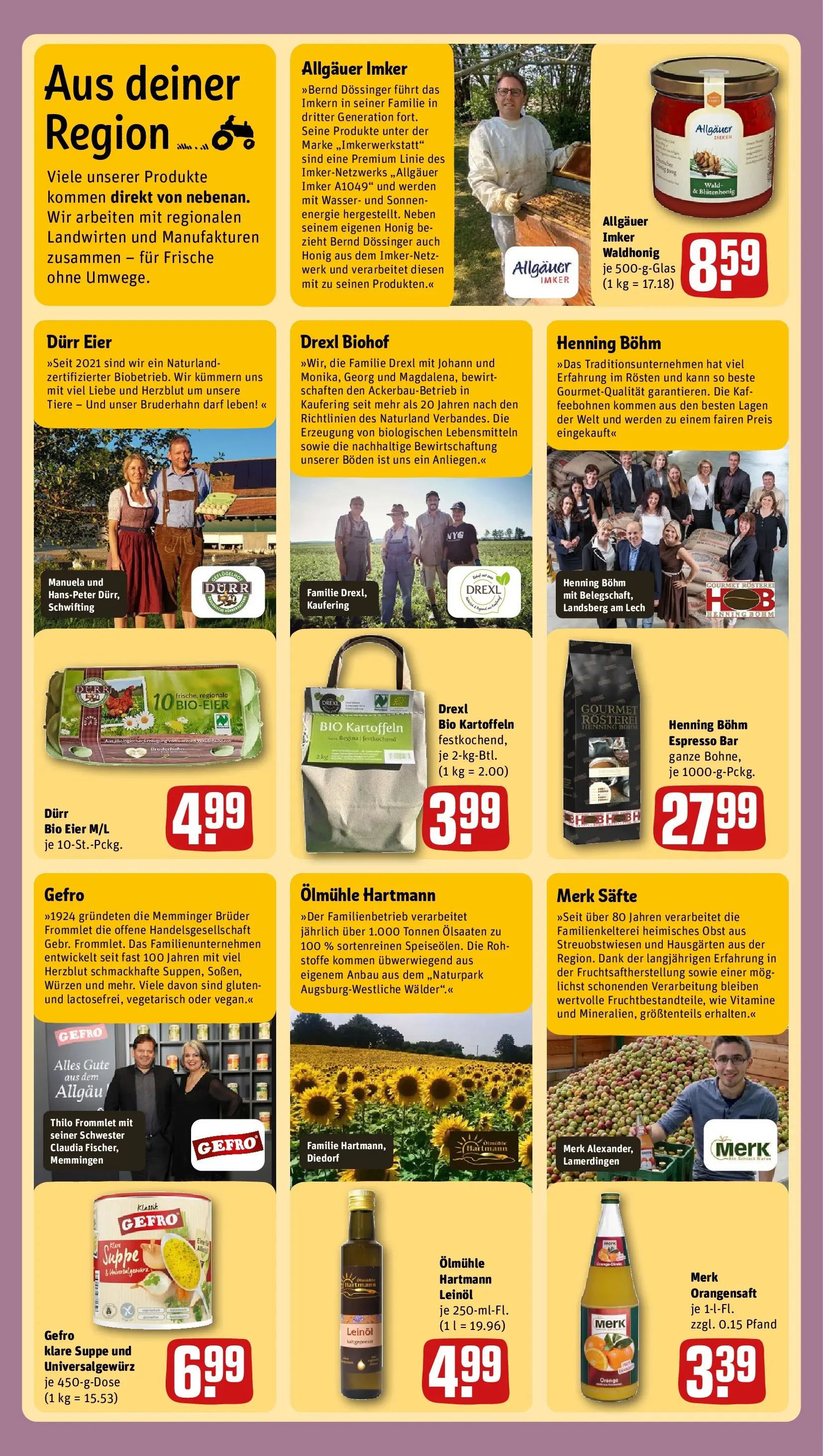 REWE Prospekt ab 02.03.2026 zum Blättern » Angebote | Seite: 2 | Produkte: Eier, Kartoffeln, Wasser, Obst