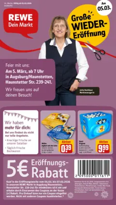 Rewe Prospekt Augsburg/Haunstetten	 ab 02.03.2026 gültig