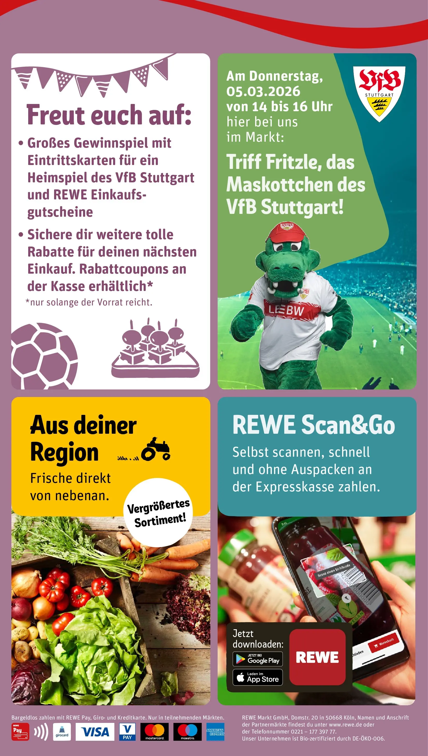 REWE Prospekt ab 02.03.2026 zum Blättern » Angebote | Seite: 4 | Produkte: Uhr