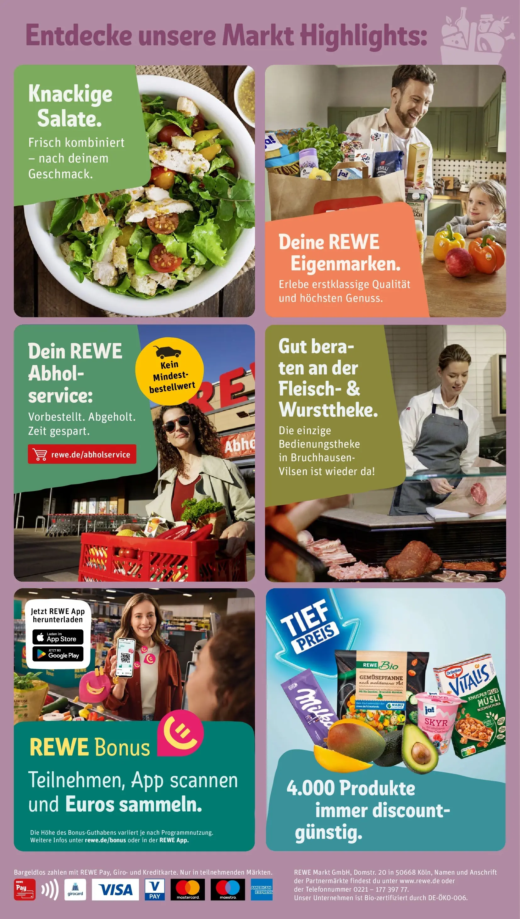REWE Prospekt ab 02.03.2026 zum Blättern » Angebote | Seite: 2 | Produkte: Musli, Milka, Skyr, Fleisch