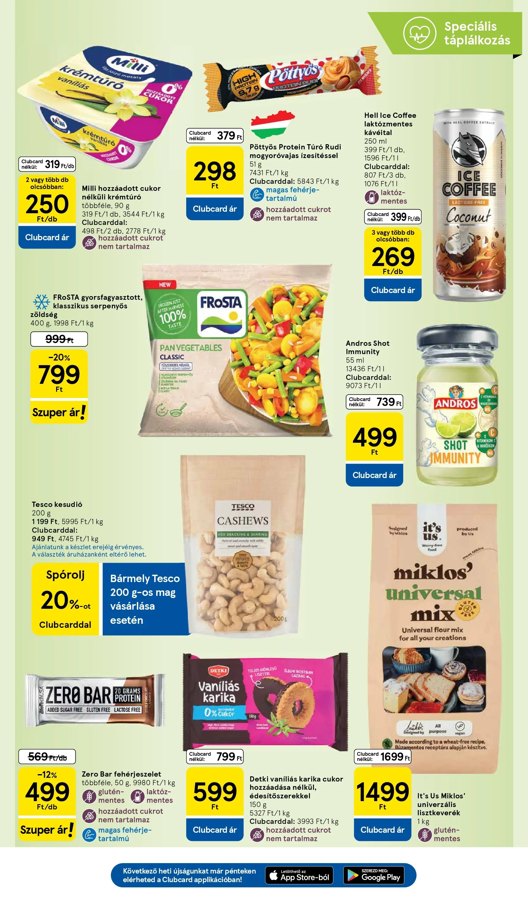 Tesco Hipermarket - Aktuális akciós újság - 2026.02.26.-tól - online | Oldal: 5 | Termékek: Kesudió, Túró rudi, Zöldség, Cukor