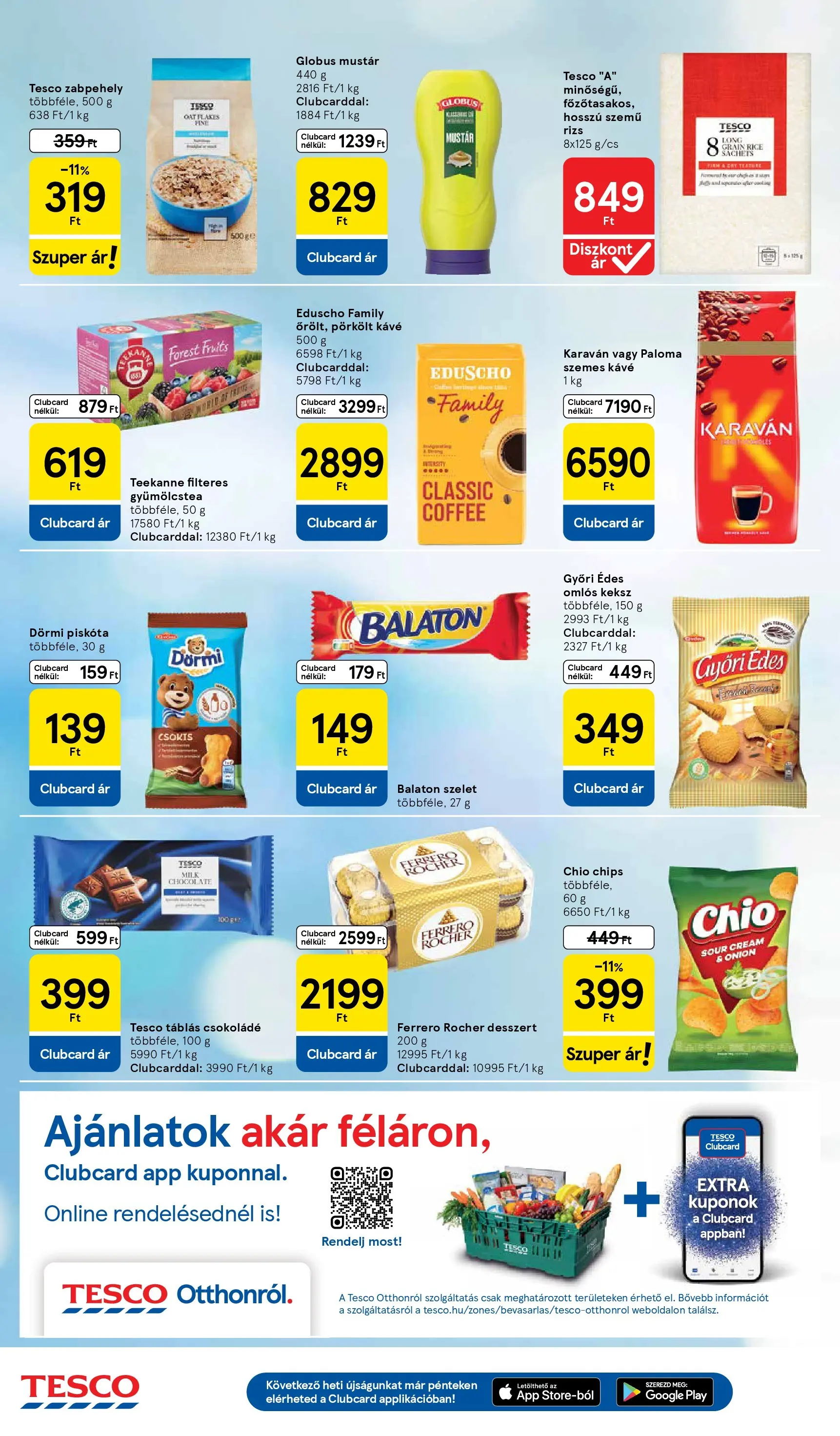 Tesco Hipermarket - Aktuális akciós újság - 2026.02.26.-tól - online | Oldal: 8 | Termékek: Piskóta, Chips, Ferrero rocher, Keksz