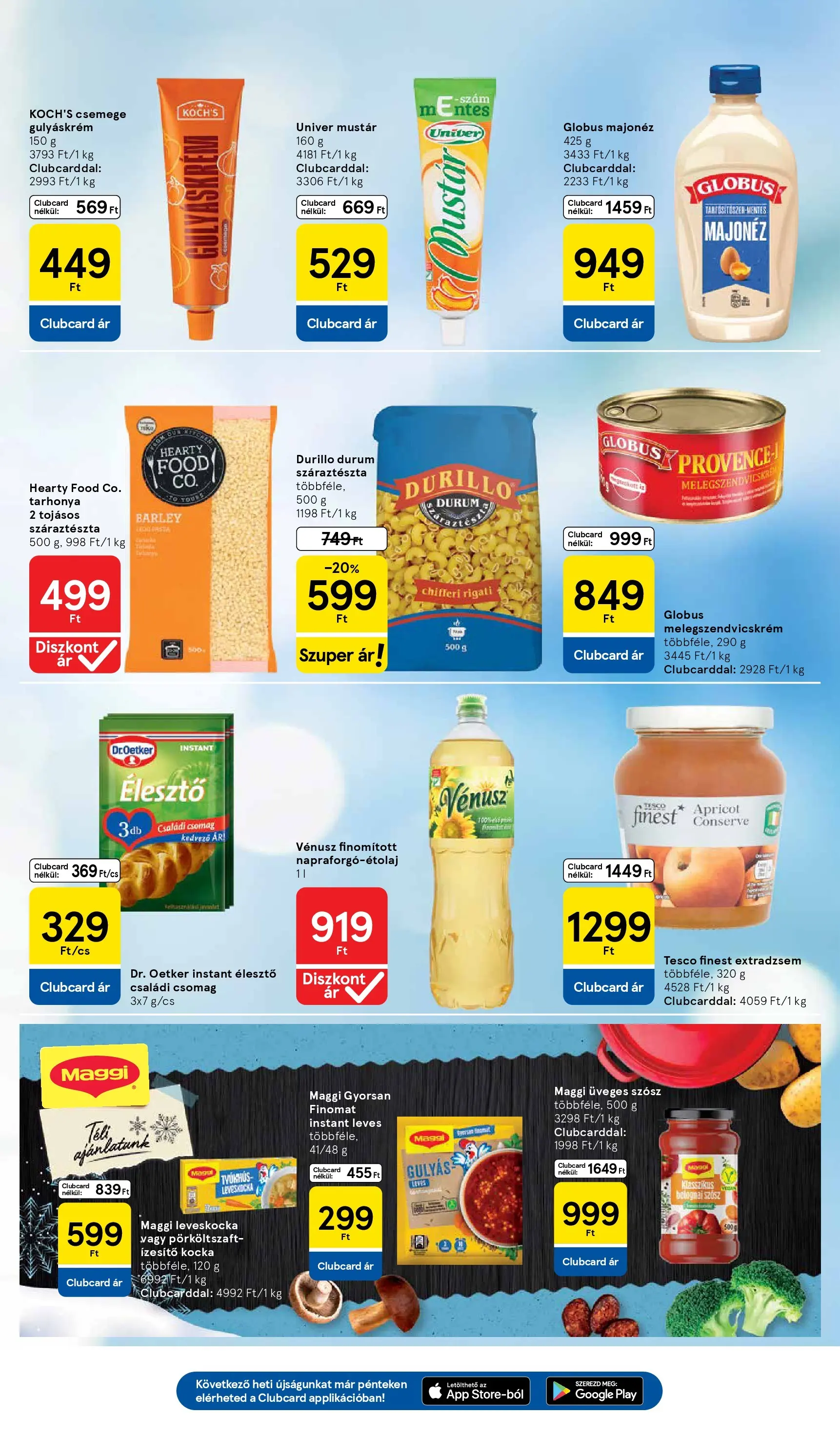 Tesco Hipermarket - Aktuális akciós újság - 2026.02.26.-tól - online | Oldal: 15 | Termékek: Leveskocka, Melegszendvicskrém, Maggi, Élesztő