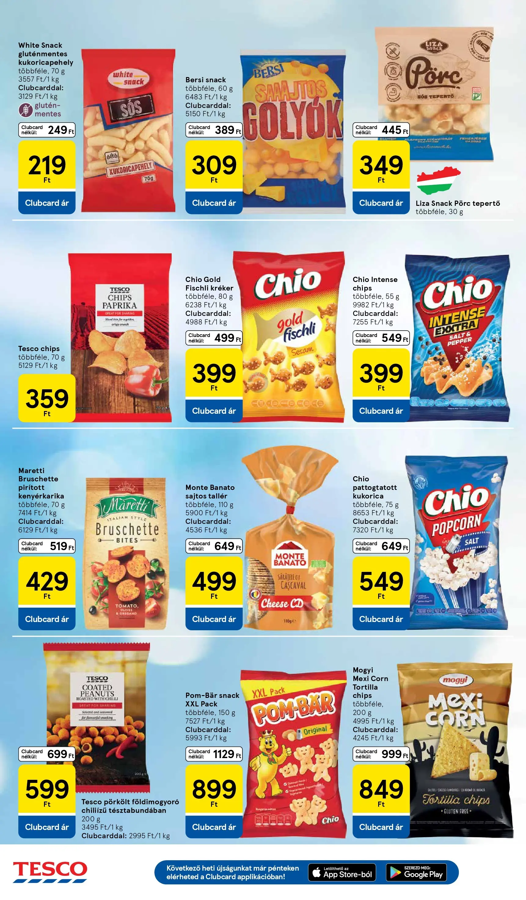 Tesco Hipermarket - Aktuális akciós újság - 2026.02.26.-tól - online | Oldal: 18 | Termékek: Chips, Kukoricapehely, Gluténmentes, Földimogyoró
