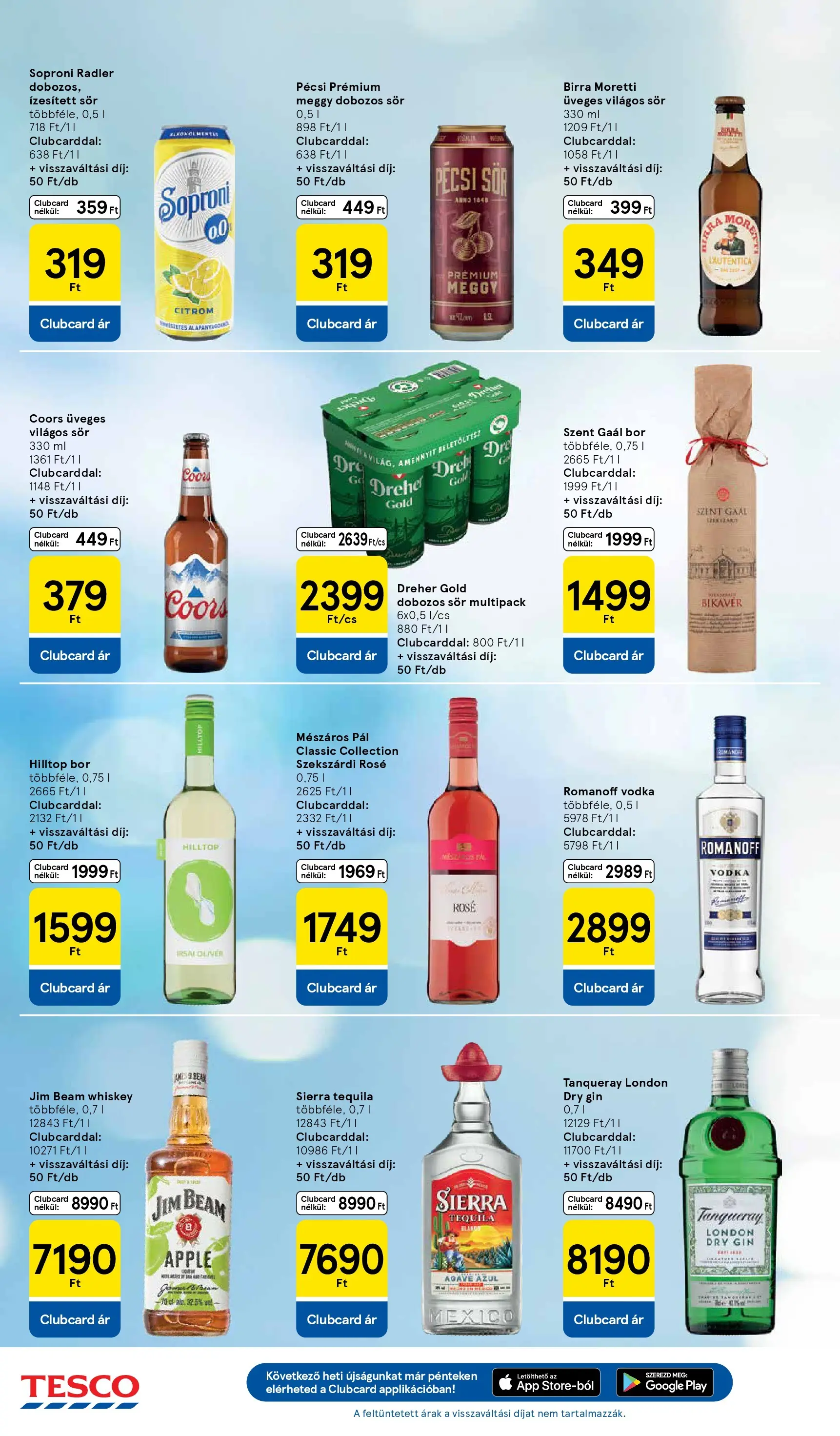 Tesco Hipermarket - Aktuális akciós újság - 2026.02.26.-tól - online | Oldal: 20 | Termékek: Sör, Gin, Vodka, Citrom