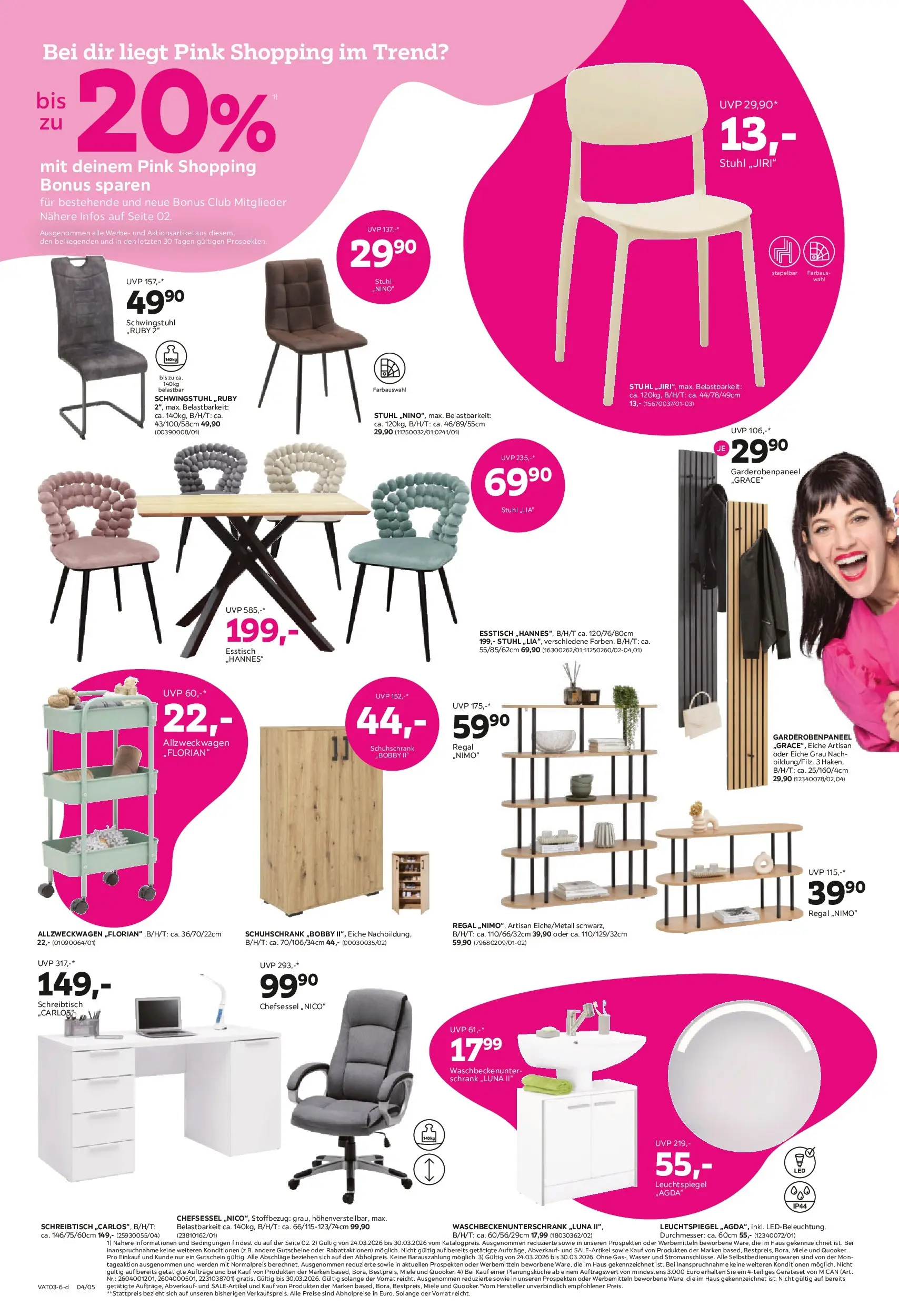 Mömax Ansfelden, Bruck An Der Mur, Villach von 24.03.2026 - Aktuelle Angebote | Seite: 4 | Produkte: Wasser, Regal, Stuhl, Schrank