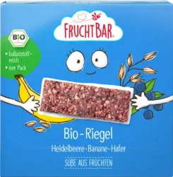 FruchtBar Fruchtriegel Bio Heidelbeere, Banane und Hafer ab 12 Monaten
