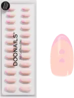 dm drogerie markt Doonails K&uuml;nstliche N&auml;gel Press Ons Short Almond Flirty French