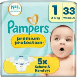 Pampers Windeln Premium Protection Gr. 1 (2-5 kg)
