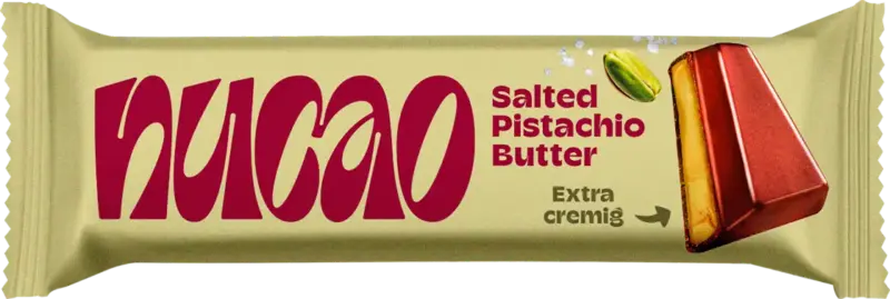 nucao Schokoriegel Salted Pistachio Butter
