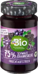 dmBio Fruchtaufstrich 75 % schwarze Johannisbeere