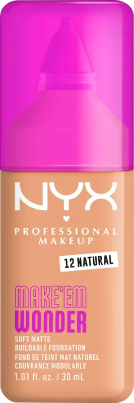 NYX PROFESSIONAL MAKEUP Foundation Make 'EM Wonder 12 Natural