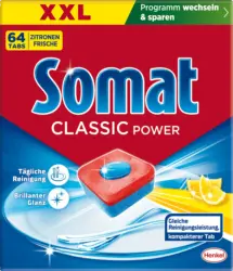 Somat Geschirrsp&uuml;l-Tabs Classic Power Zitrone XXL