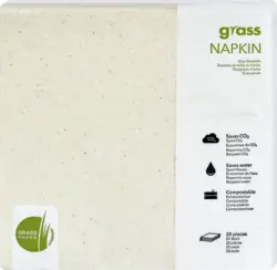 creapaper Servietten beige (16x16cm)