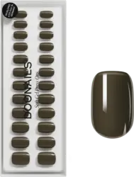 Doonails K&uuml;nstliche N&auml;gel Press Ons Short Square Moss Green