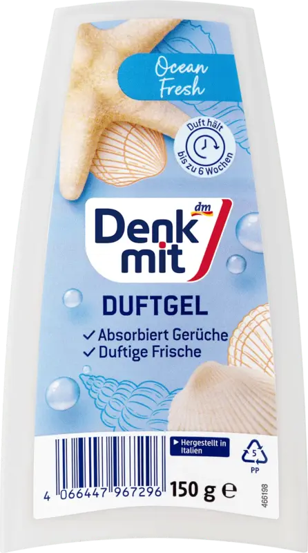 Denkmit Lufterfrischer Duft-Gel Ocean Fresh